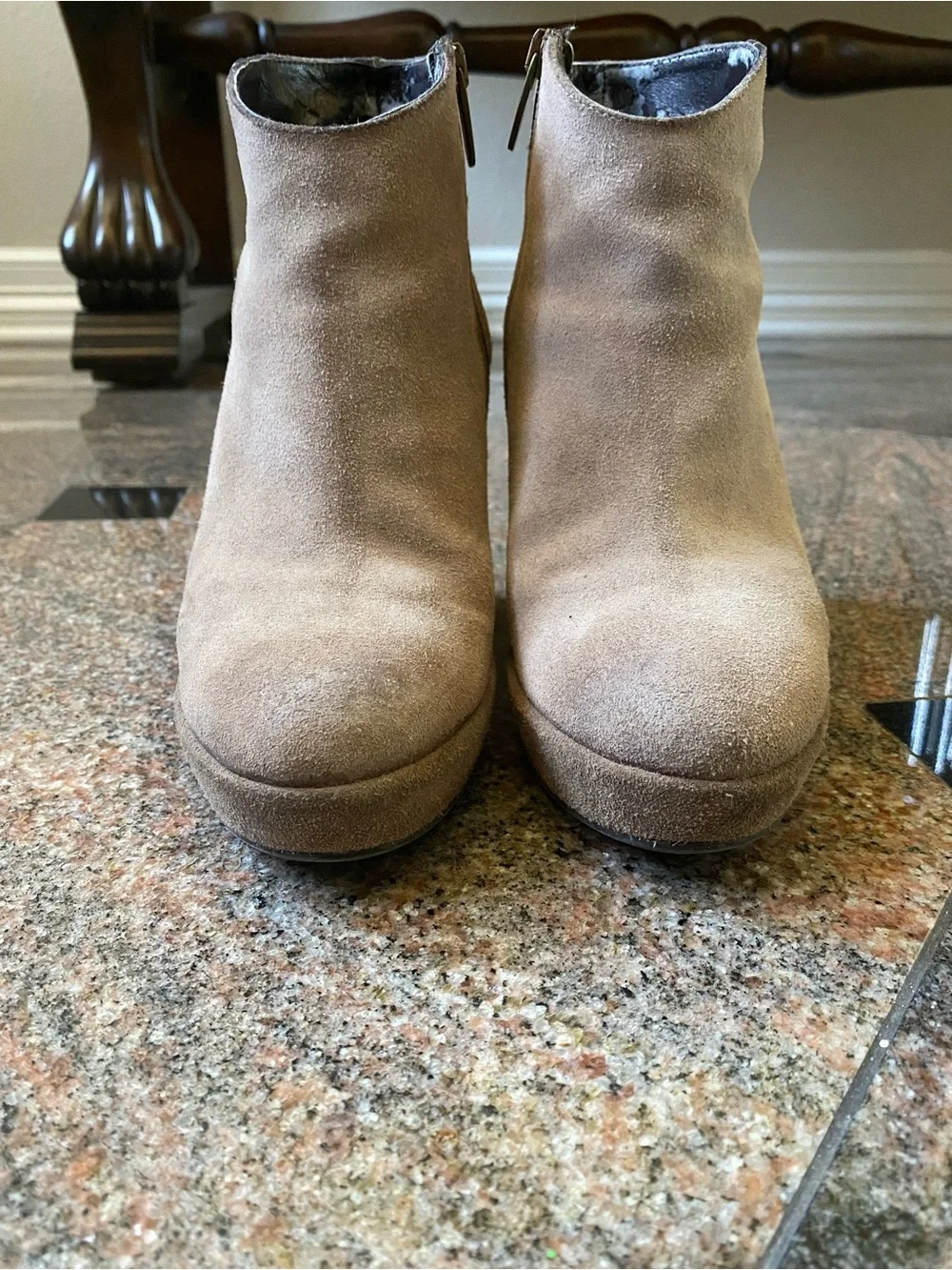 ALTERNATIVA Ankle boots, Grey, Size 7